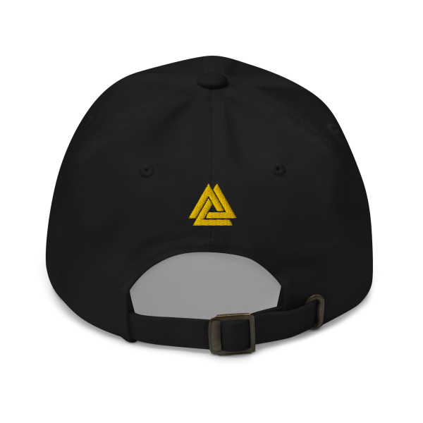Alphajay "AJ" OG Gold Limited Edition Baseball 'Dad' Cap - Image 2